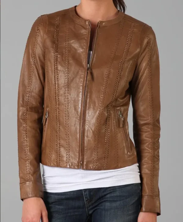 Alexander Leather Jacket Rizzoli and Isles Sasha