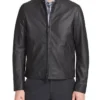 Classic Leather Simple Men Jacket For Sale