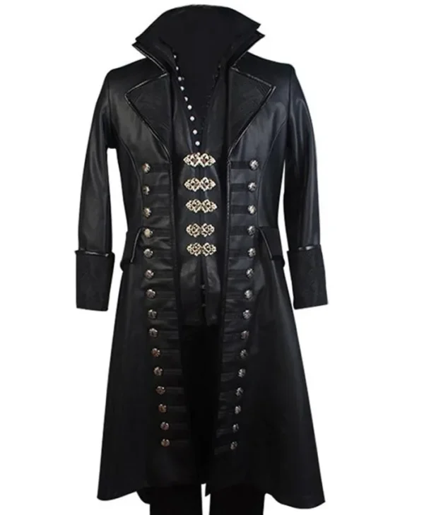 Once Upon A Time Captain Hook Trench Coat