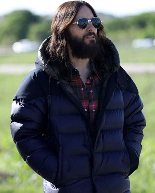 Jared Leto Puffer Blue Jacket