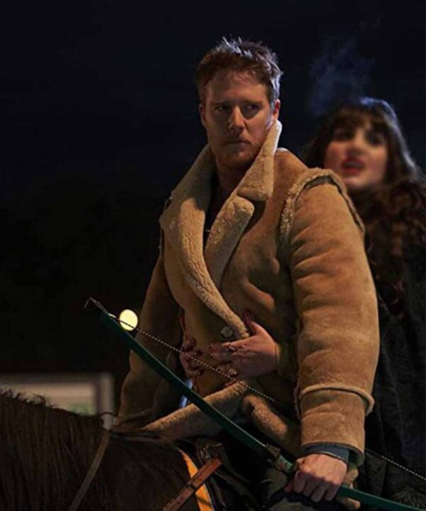What We Do in the Shadows Jake McDorman Brown Suede Leather Jacket