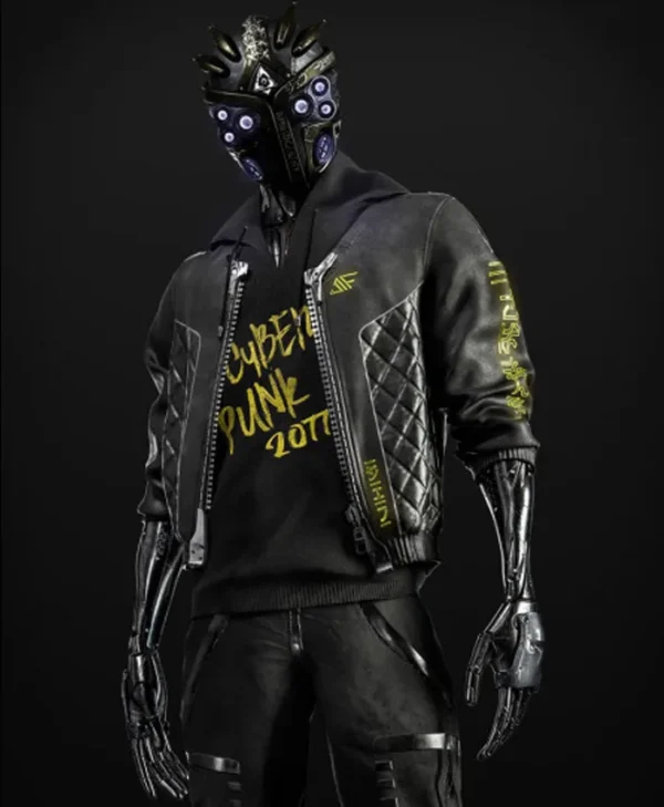 Cyberpunk 2077 Cyborg Leather Jacket