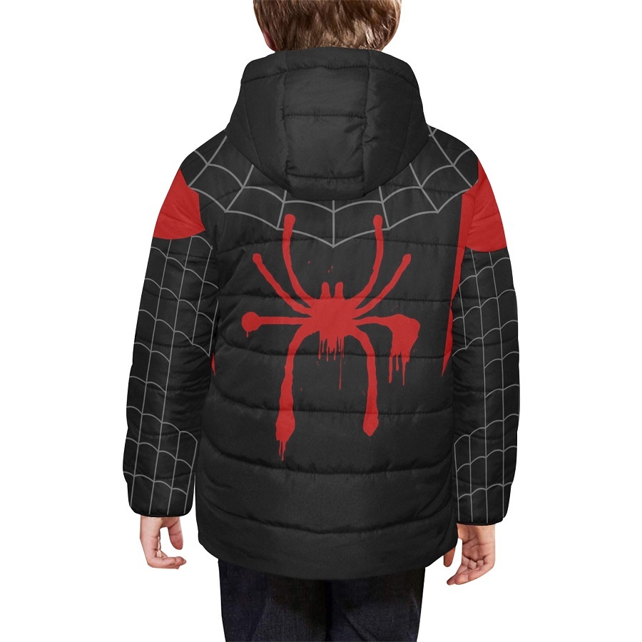Spiderman Black Puffer Jacket for Sale - Jackets Junction