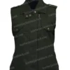 Buy Red Notice Gal Gadot Green Cotton Vest Front