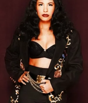 Selena Quintanilla Blue Bomber Jacket - Celebs Movie Jackets