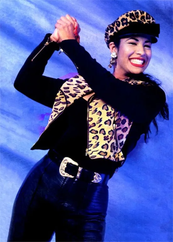 Selena Quintanilla Singer Leopard Cheetah Print Jacket