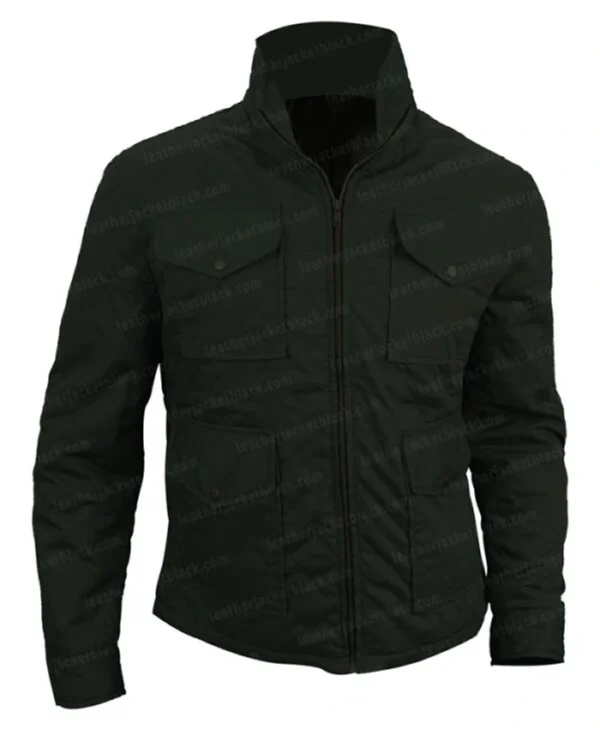 John Dutton Yellowstone Green Quilted Jacket For Sale