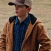 Yellowstone Tate Dutton S04 Brown Bomber Jacket For Sale