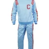 Singer Snoop Dogg Paisley Blue Bandana Sweatsuit For Sale