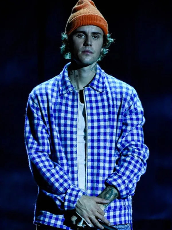 Justin Bieber Blue Jacket