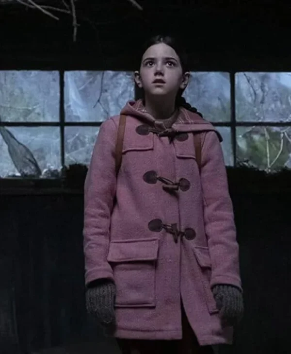Tales from the Loop Young Girl Pink Coat
