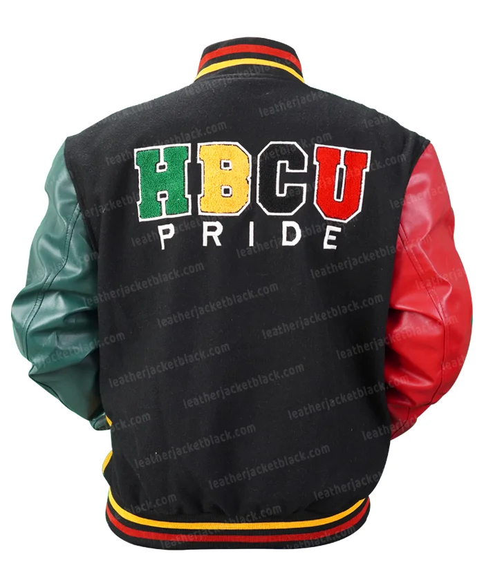  HUB LEATHER HBCU Letterman Jacket Men - Basketball Donovan  Mitchell Multicolor Wool Varsity Jacket Men with Patches : Sports & Outdoors
