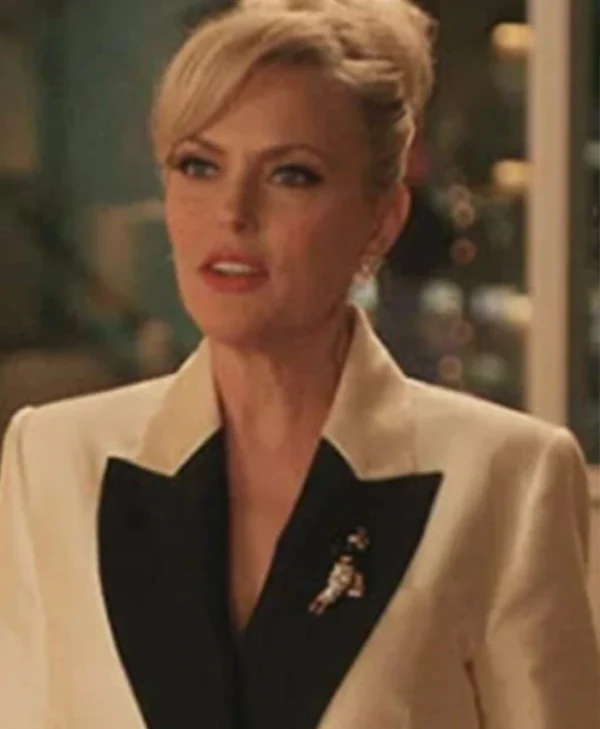 Dynasty Elaine Hendrix White Blazer For Sale