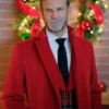 John Brotherton Lights Camera Christmas Red Coat For Sale
