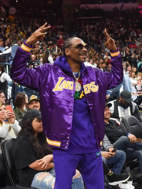 Los Angeles Lakers Snoop Dogg Varsity Jacket