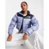 North Face Cropped Multiple Puffer Jacket