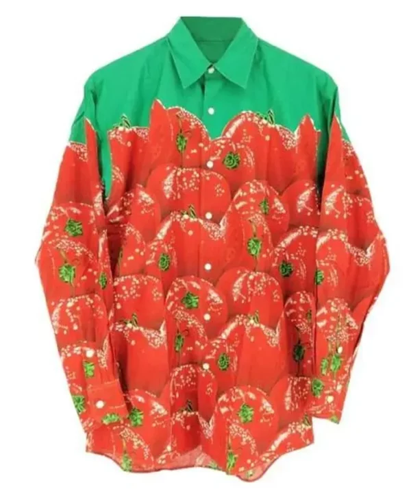 Noel Fielding Bake Off Tomato Printed Shirt