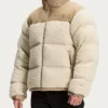 North Face Fur Nuptse Down Jacket