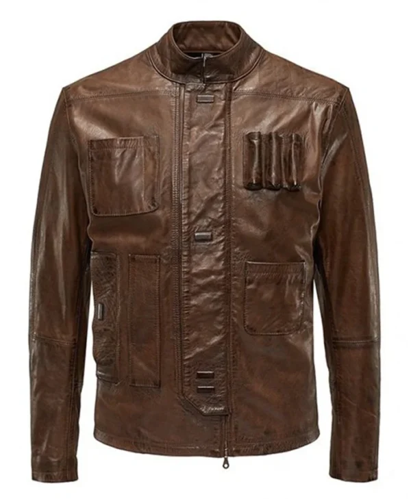 Men's Retro Distressed Brown Jacket