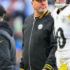 Pittsburgh Steelers Sideline Coach Black Bomber Jacket
