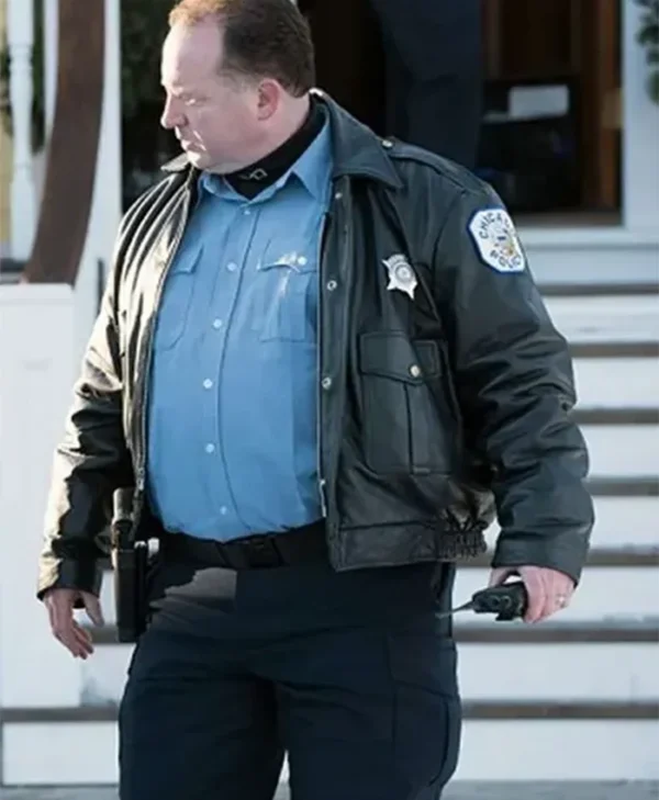 Chicago Fire Sergeant DeLaney Leather Black Jacket