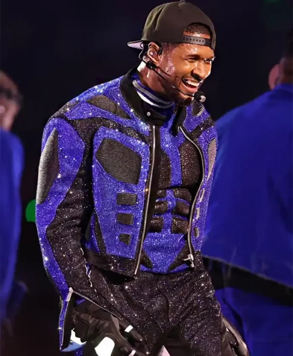 Super Bowl Lviii 2024 Usher Sequin Jacket