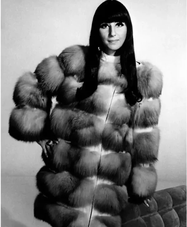 Cher Faux Fur Grey Coat