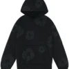 Denim Tear Mono Cotton Wreath Black Hoodie