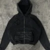 Ditch Barbed Wire Full Zip-Up Hoodie