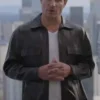 Love Is Blind S04 Nick Lachey Black Leather Jacket