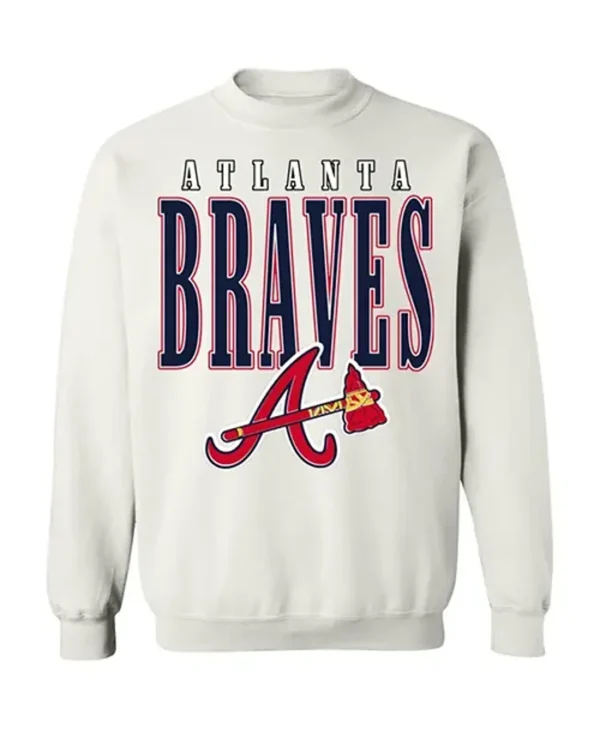 MLB Atlanta Braves Pullover Sweatshirt
