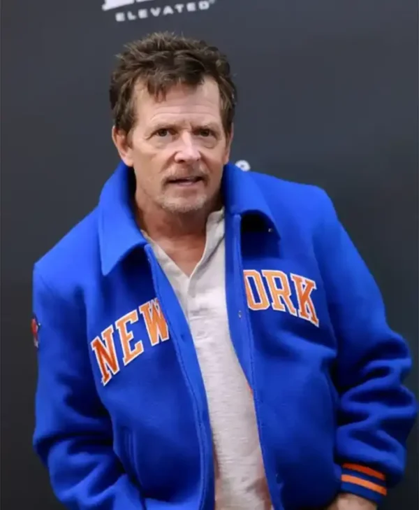 Still A Michael J Fox New York Varsity Jacket
