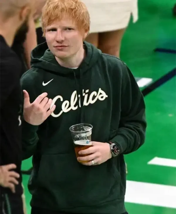 Ed Sheeran Boston Celtics Green Hoodie