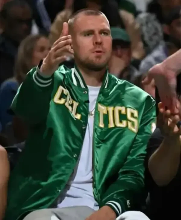 Kristaps Porzingis Boston Celtics Varsity Jacket