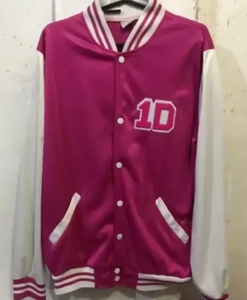 1D One Direction Varsity Jacket Pink