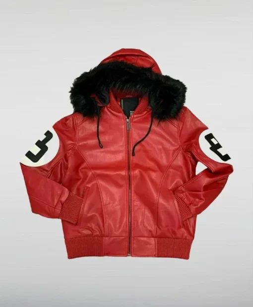 8 Ball Men and Women Multiple Colors Bomber Jacket Red