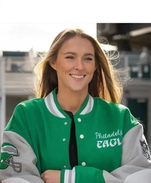 90s Philadelphia Eagles Green Letterman Varsity jacket