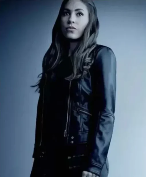 Agents of Shield Natalia Cordova Buckley Black Leather Jacket