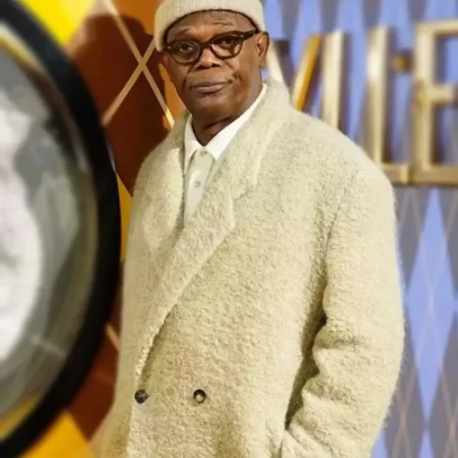 Alfie Movie Argylle 2024 Samuel L. Jackson Beige Coat For Men And Women