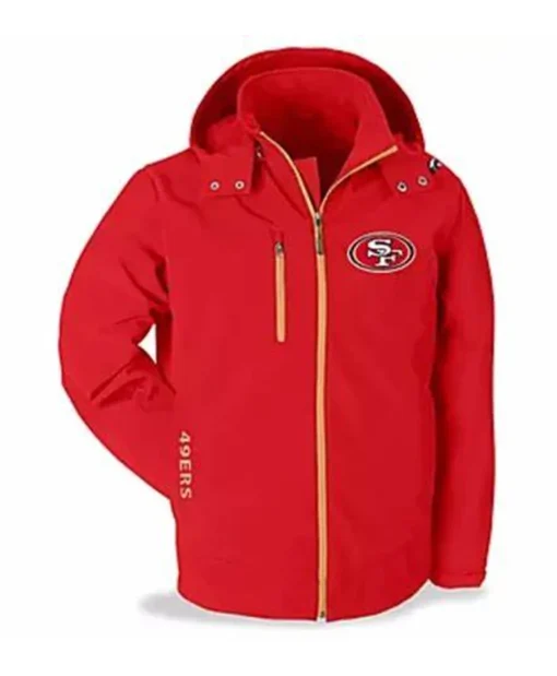 Amara Koch San Francisco 49ers Red Jacket