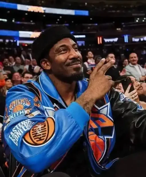 Amar'e Stoudemire Knicks Leather Jacket