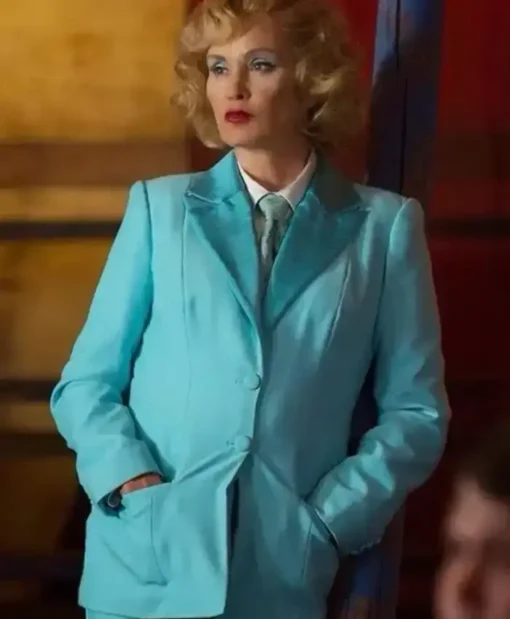 American Horror Story Jessica Lange Blue Coat For Sale