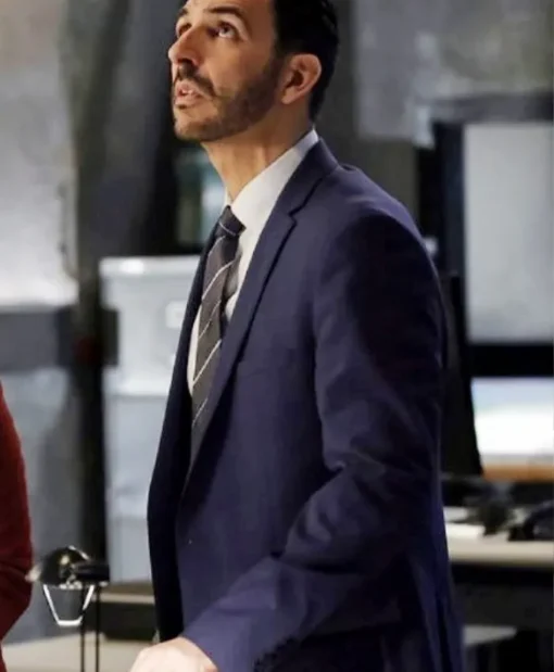 Amir Arison The Blacklist Aram Mojtabai Season 08 Blue Blazer Coat