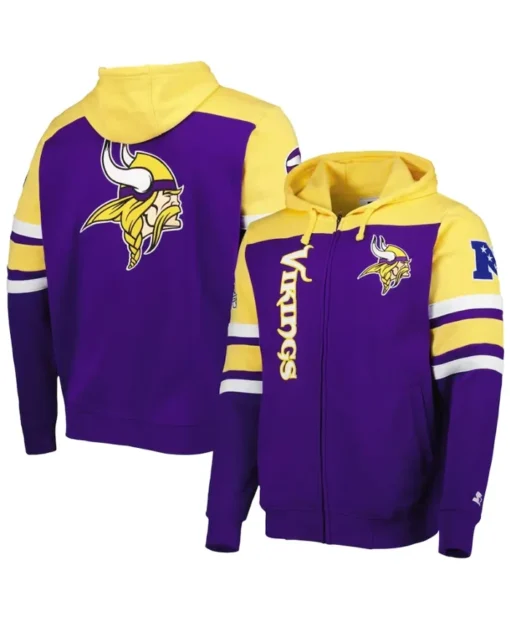 Anissa Minnesota Vikings Hooded Jacket