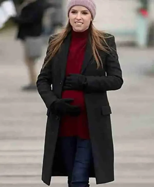 Anna Kendrick Love Life Darby Black Trench Coat