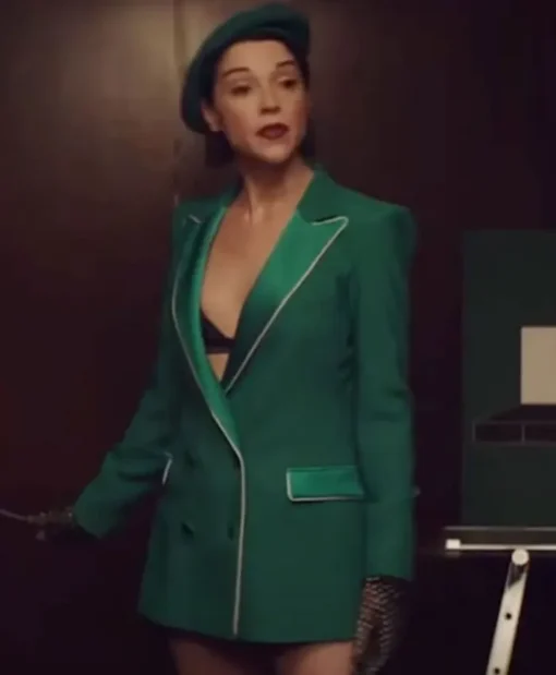 Annie Clark The Nowhere Inn Green Blazer Jacket