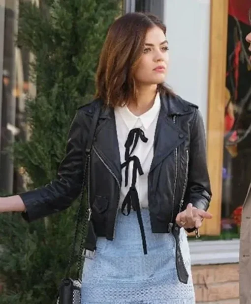 Aria Montgomery Pretty Little Liars Black Jacket