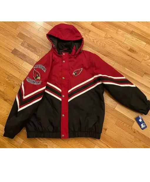 Arizona Cardinals Earle Varsity Jacket With Hood