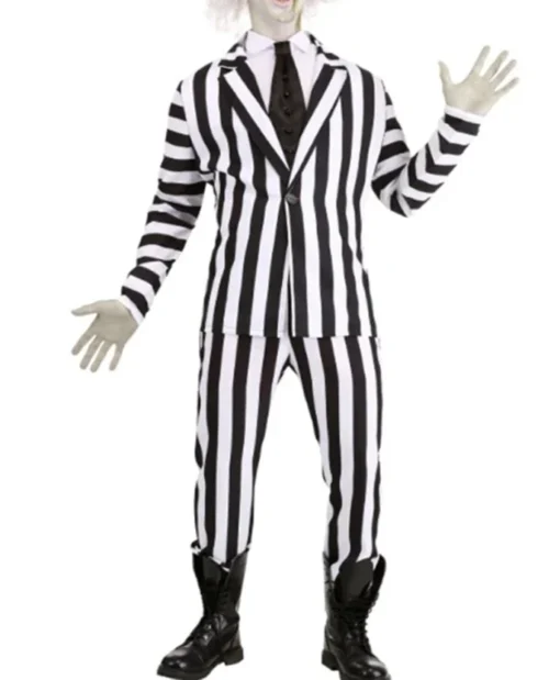 Beetlejuice Adult Zebra Halloween Costume