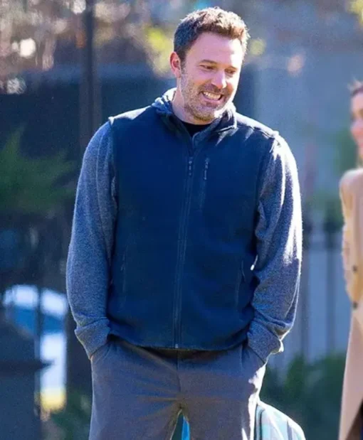 Ben Affleck Deep Water Black Fleece Vest